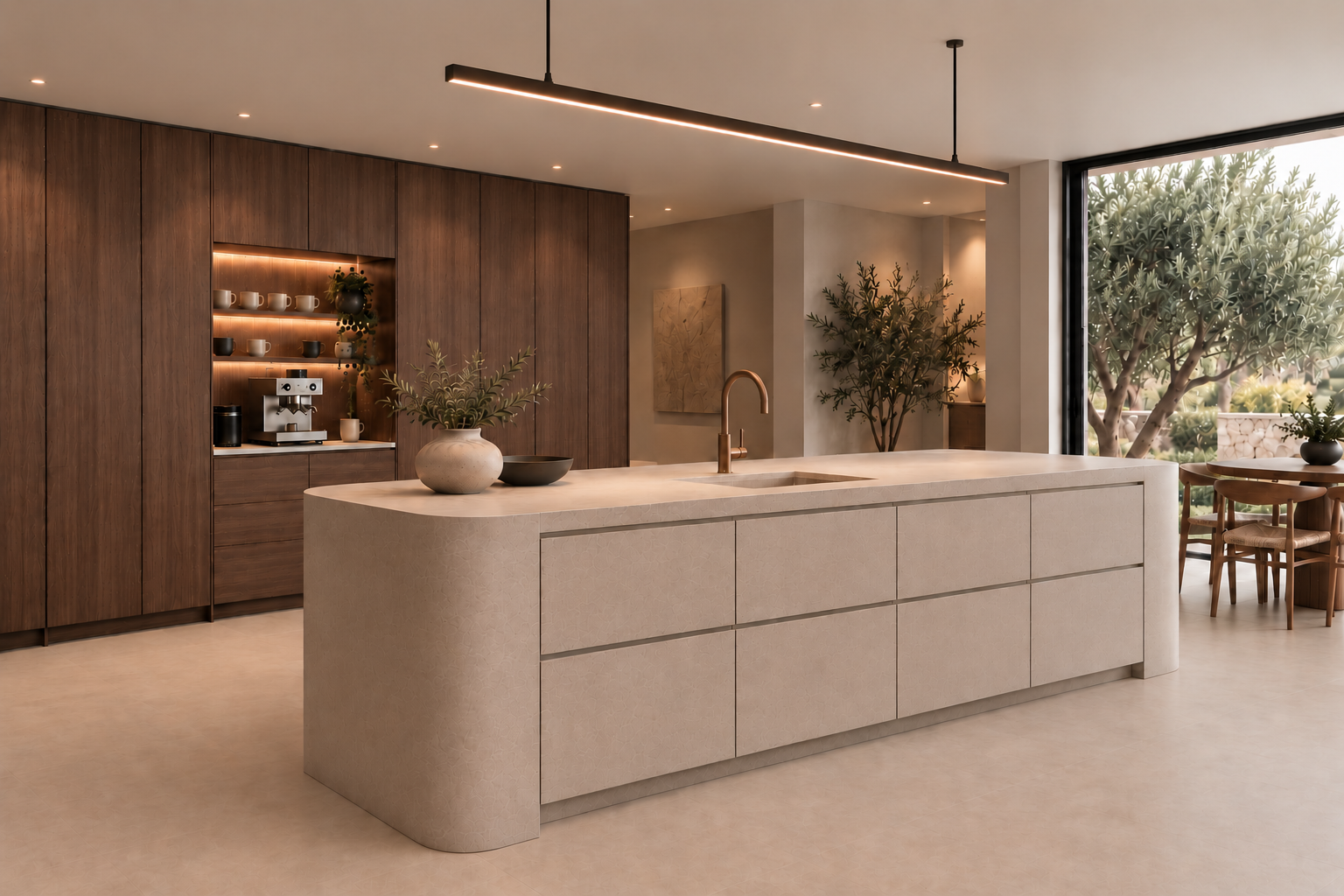EarthForm Growth kitchen concept: island storage